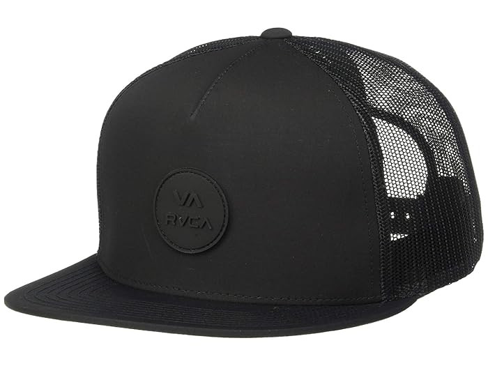 RVCA Sphere Trucker Hat (Black) Caps | Zappos