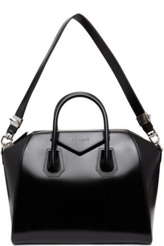 Black Medium Antigona Bag | SSENSE