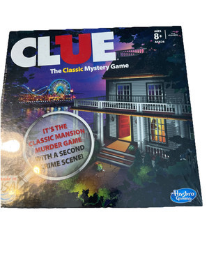 Clue Board Game With Second Crime Scene Mansion & Boardwalk 2013 Hasbro Complete | eBay US