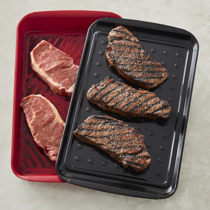 Williams Sonoma Grill Marinade & Prep Tray Set | Williams-Sonoma