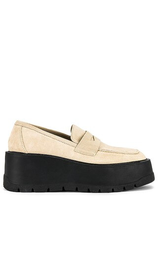 Nico Platform Loafer in Cappuccino Suede | Revolve Clothing (Global)