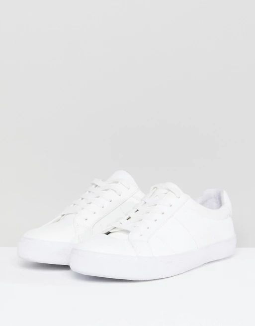 ASOS DEVLIN Wide Fit Lace Up Trainers | ASOS UK