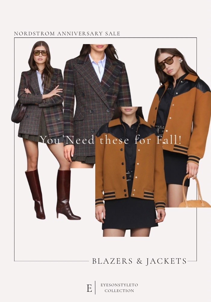 I’m literally swooning over these pieces from the Nordstrom Anniversary Sale. The plaid blazer and camel coloured brown bomber jacket are everything. I’ve been obsessed with croc boots as well so sharing a few finds from my wish list. 

Fall outfit, fall style, plaid blazer, bomber jacket outfit, croc boots, brown boots, what to wear, how to style, pleated mini skirt 

#LTKParties #LTKSeasonal #LTKShoeCrush