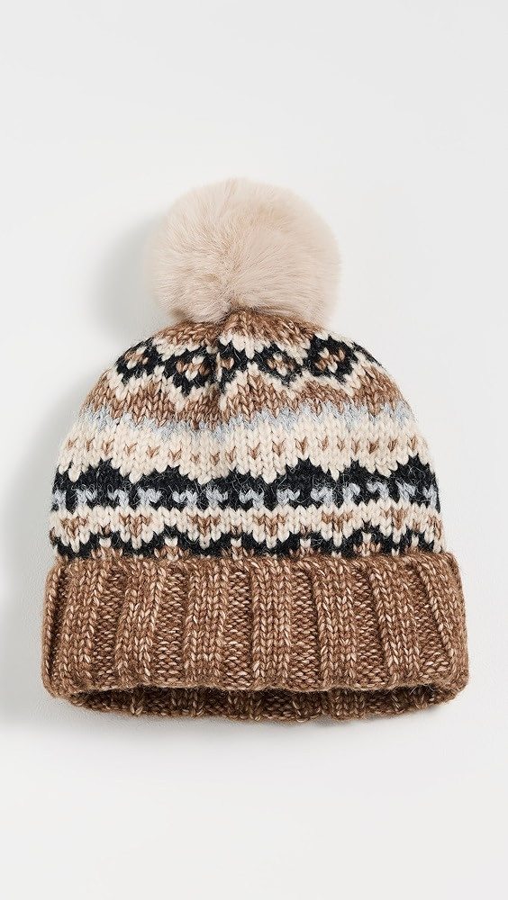Fair Isle Pom Beanie | Shopbop