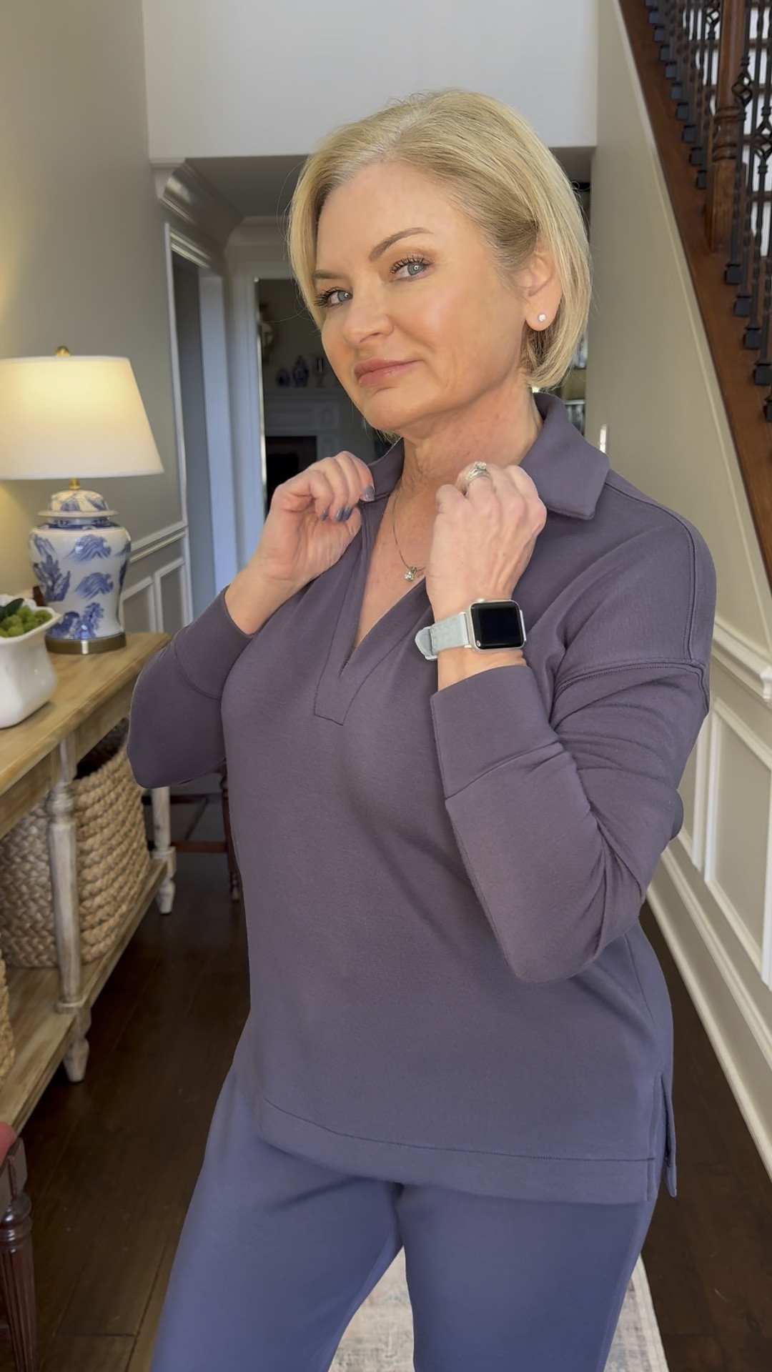 SPANX Air Essentials polo top & tapered pants! Wearing extra small top, Small pants.

Athleisure
Activewear
Travel outfit
Airport outfit
Comfy
Loungewear
Sneakers
Petite friendly

#LTKWatchNow #LTKPetite #LTKActive