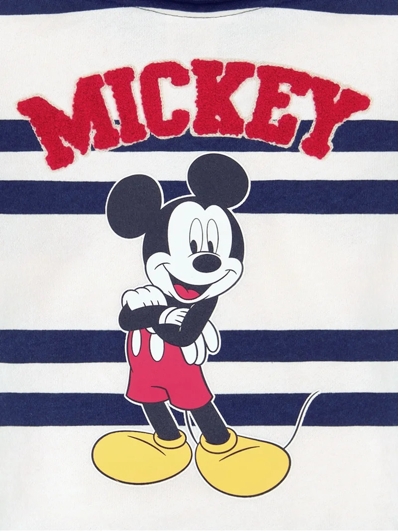 Mickey Mouse Toddler Boy Cream Long Sleeve Rugby Shirt, Sizes 12M-5T | Walmart (US)