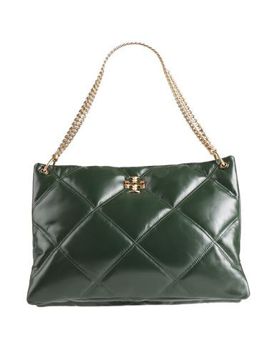 Tory Burch Woman Handbag Dark green Size - Leather | YOOX (US)