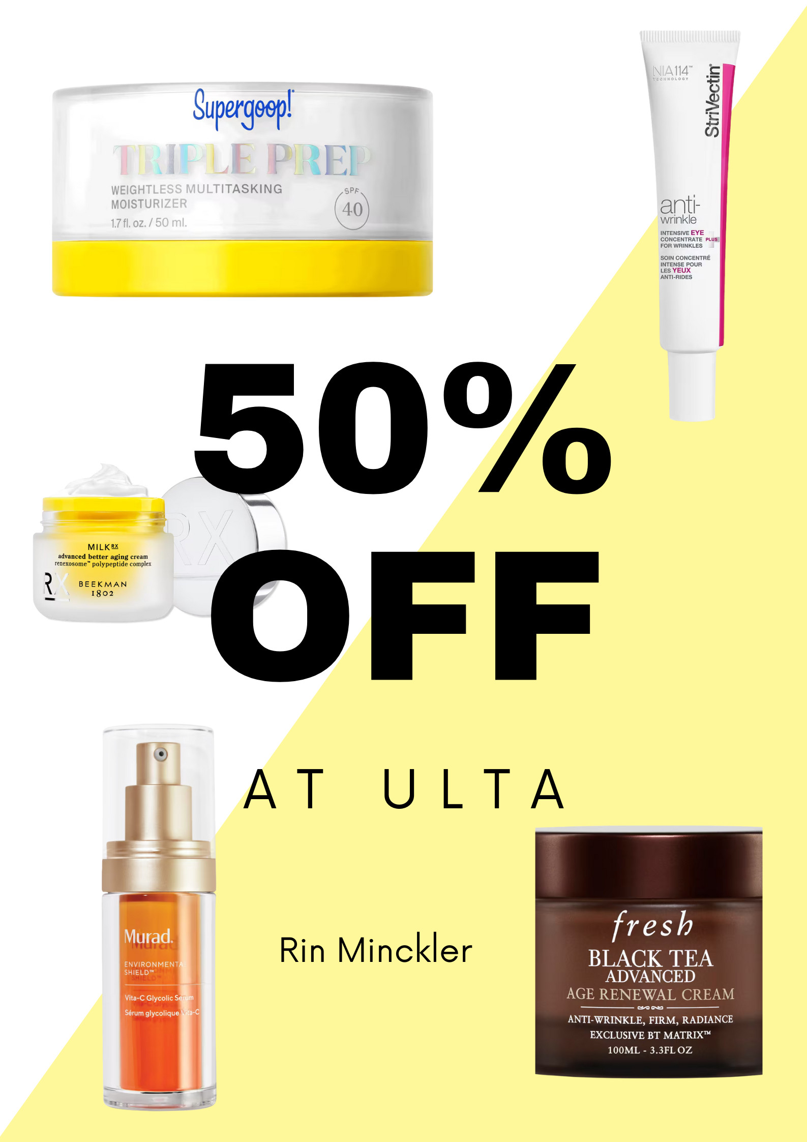 Ulta has many items on sale 50% off!  

 #LTKOver40 #LTKSaleAlert #LTKBeauty