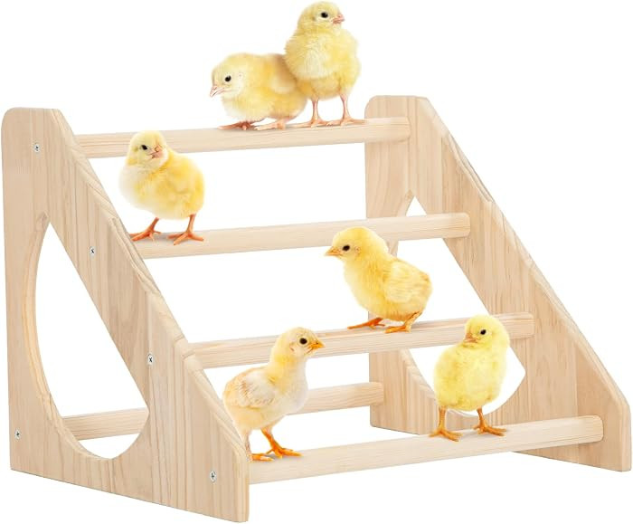 PETSFIT Chick Perch Prevent Rotation Design, Strong Wooden Chicken Roosting Bar, Easy to Assemble... | Amazon (US)
