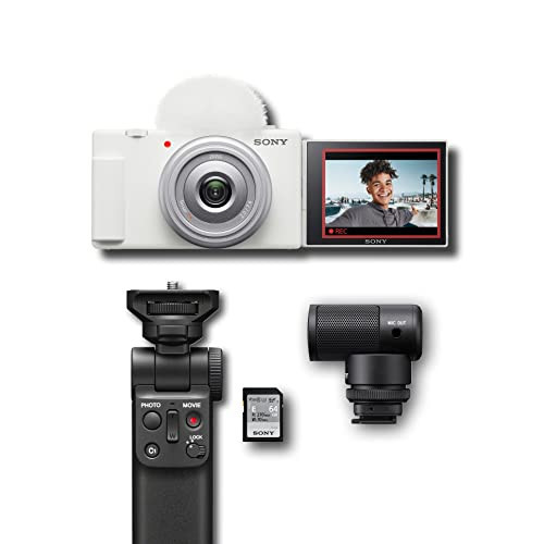 Sony ZV-1F Vlog Camera for Content Creators and Vloggers with Vlogger Accessory Kit, Small and Vlogger Shotgun Microphone ECM-G1 | Amazon (US)
