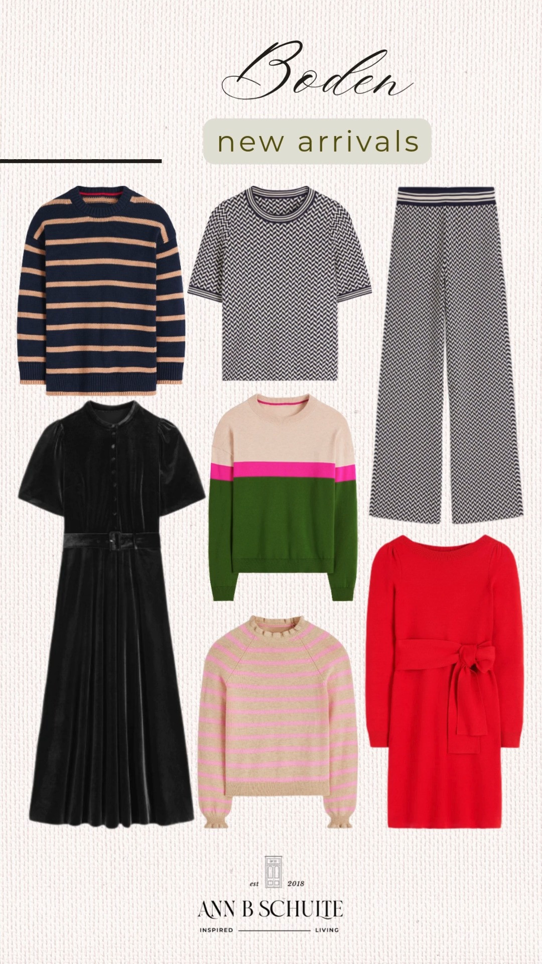 Boden’s new arrivals just dropped and they’re serving polished, playful, and perfectly timeless. Consider your wardrobe refresh officially underway. 🌸🛍️✨ #Boden #NewArrivals #LTKStyle #LTKFashion #WardrobeRefresh #StyleInspo #OOTD #FashionFinds #ChicStyle #SeasonalStyle 

 #LTKootd #LTKSeasonal