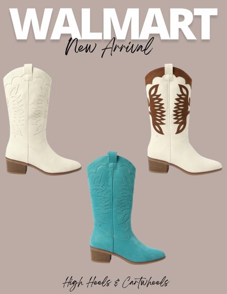 Cute new western boots from Walmart 

#LTKfindsunder50 #LTKshoecrush