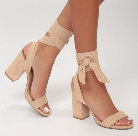 Nude summer heels! 

#LTKShoeCrush #LTKSeasonal #LTKOver40