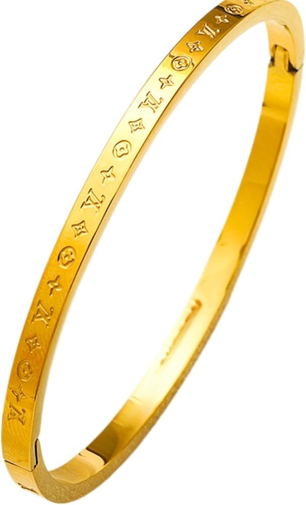 18K Gold Plated Bracelet for Women, Gift for Anniversary, Birthday, Women’s Day | Amazon (US)