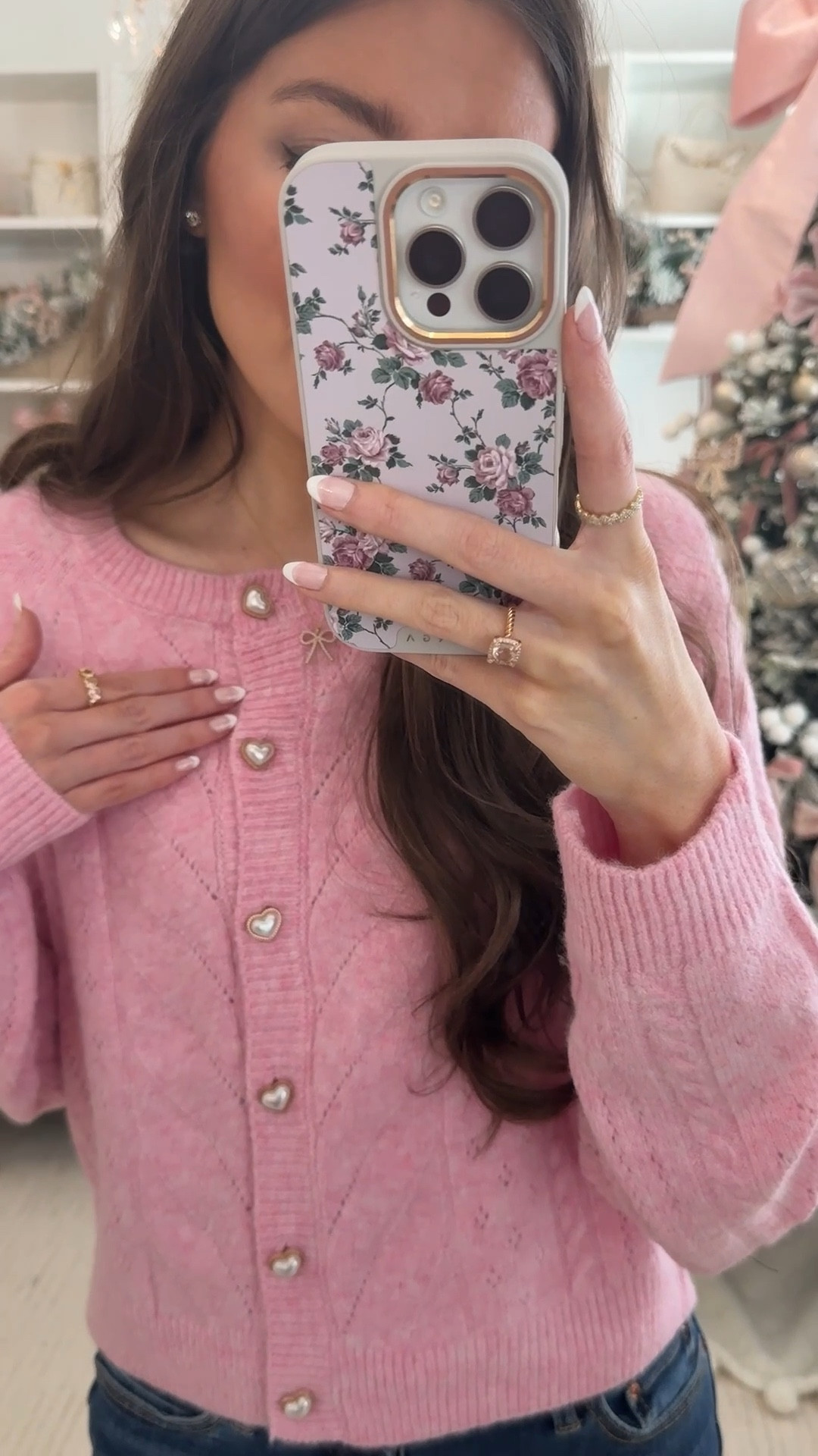 Most darling heart button sweater find from Walmart!!🎀 

#LTKFindsUnder50 #LTKHoliday #LTKSaleAlert