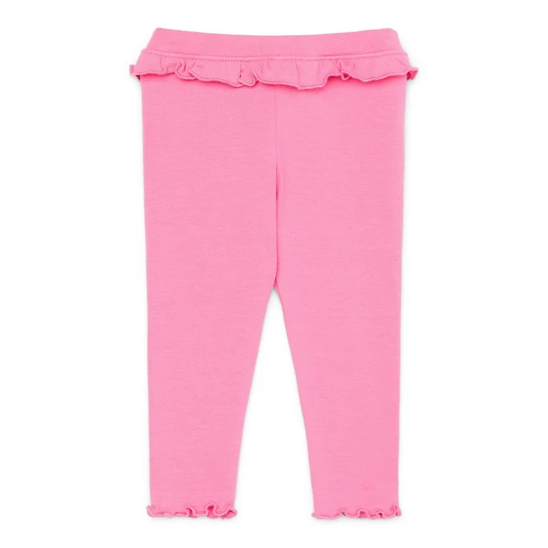 Garanimals Baby Girl Flutter Jersey Legging, Sizes 0-24 Months | Walmart (US)