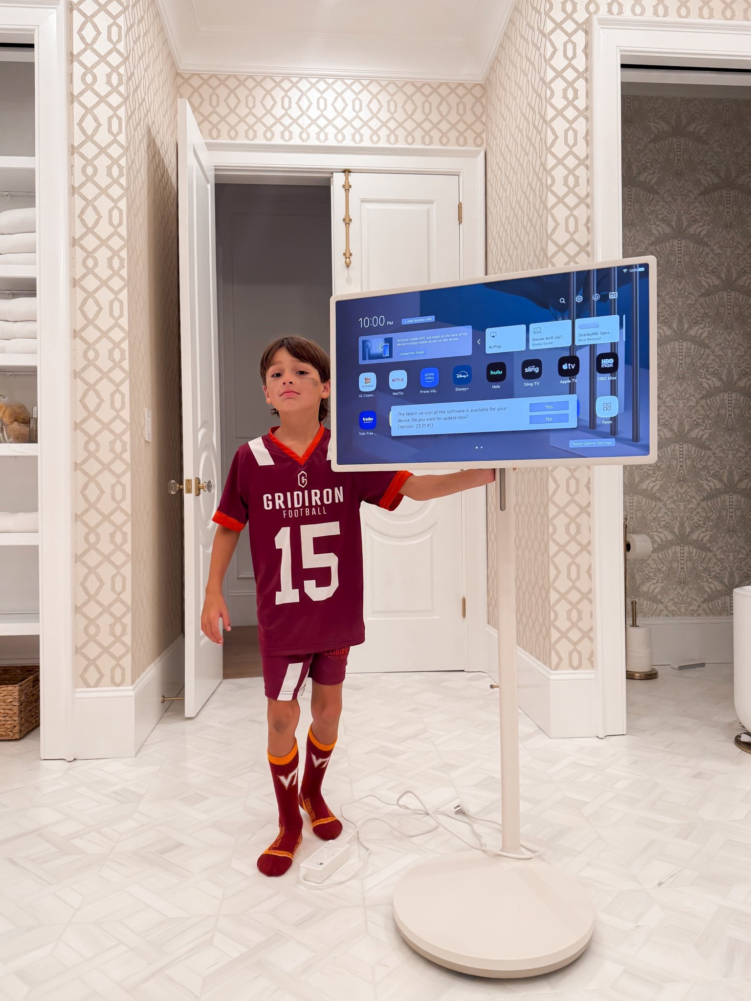 Love this portable tv! So nice for bath time, school, or game time! 

#LTKHome