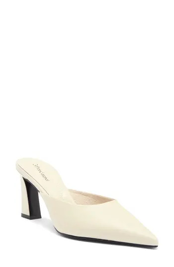 Jeffrey Campbell Unamused Pointed Toe Mule in Ivory at Nordstrom Rack, Size 10 | Nordstrom Rack
