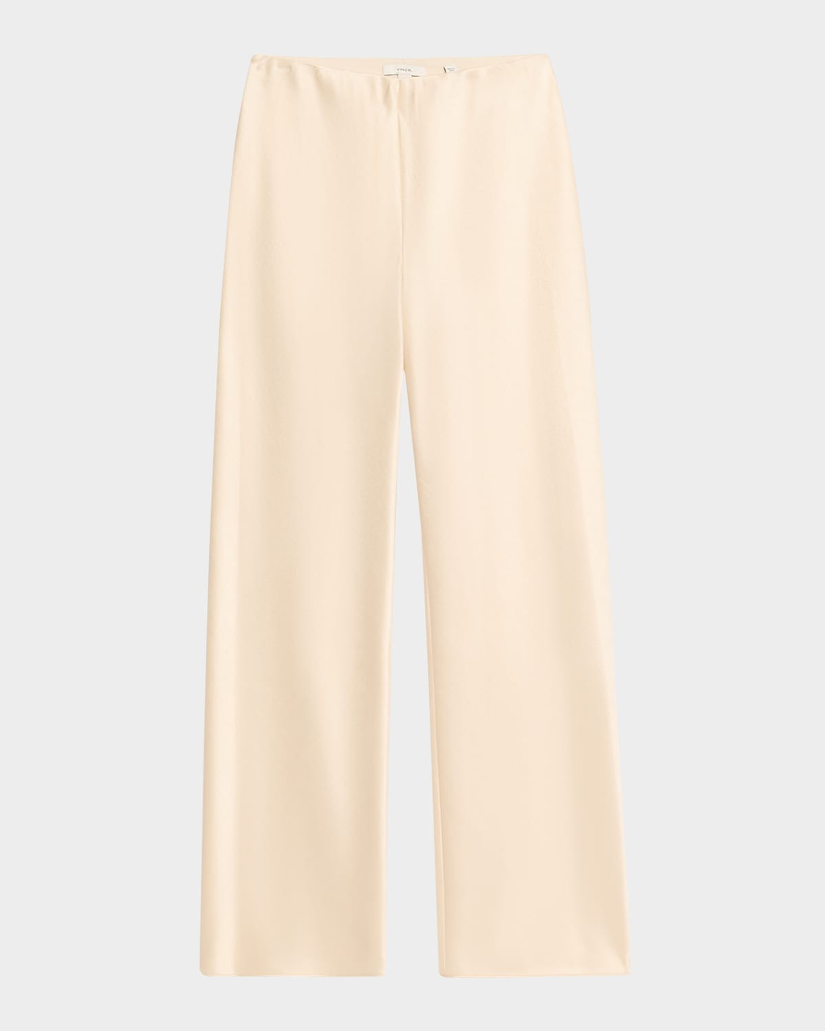 Fluid Bias-Cut Crushed Satin Pants | Neiman Marcus