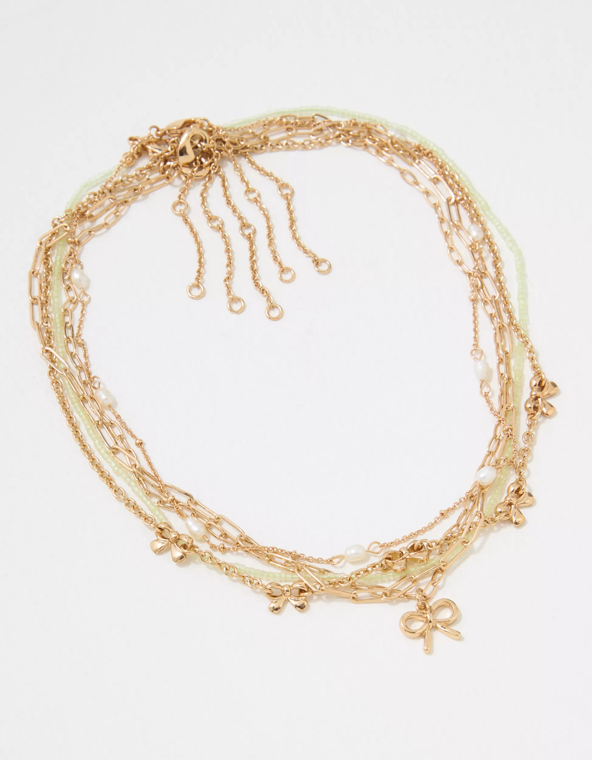 AEO Sage Bow Choker 5-Pack | American Eagle Outfitters (US & CA)
