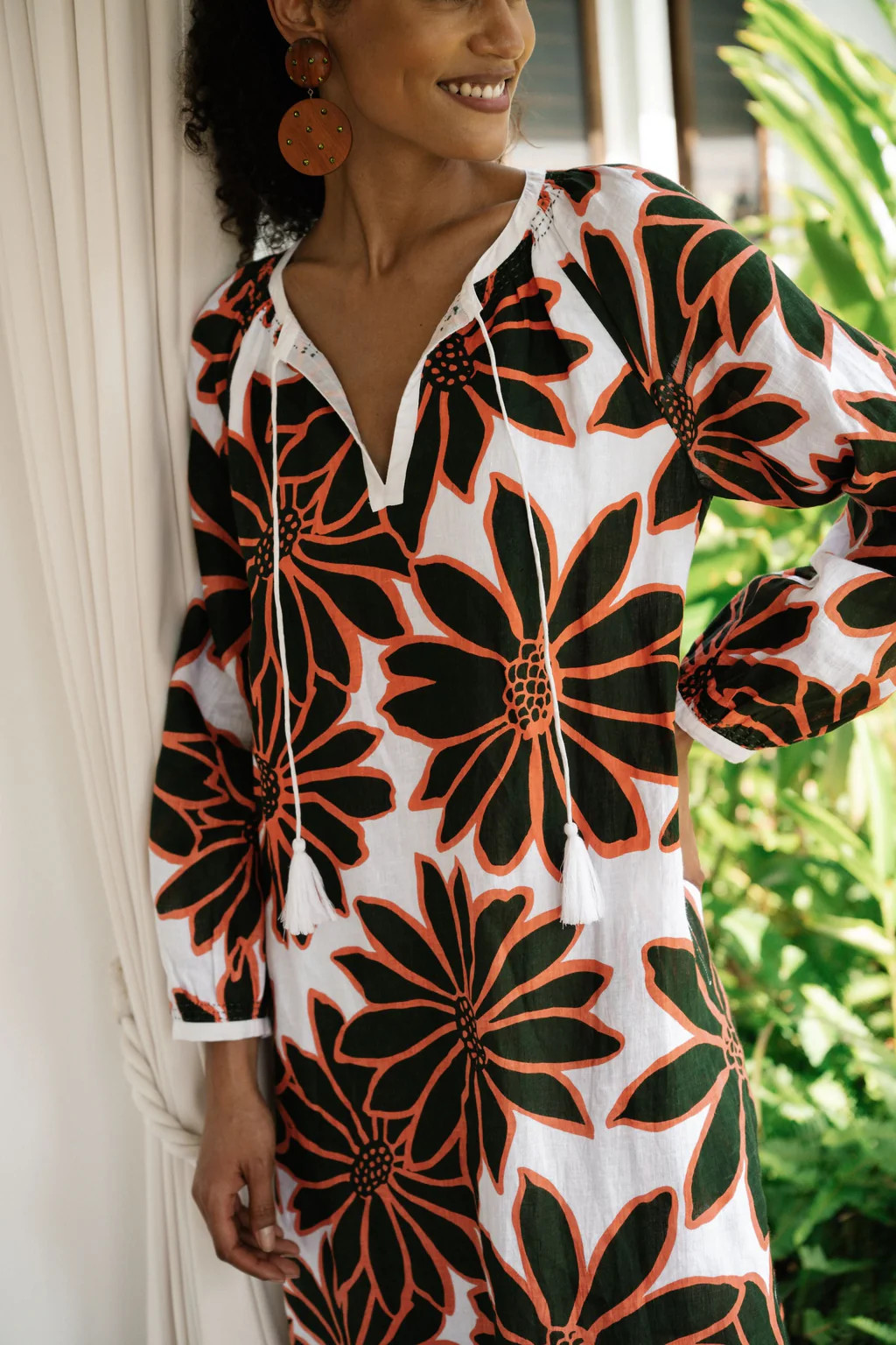 Blooming Daisies Shiv Caftan | Roller Rabbit