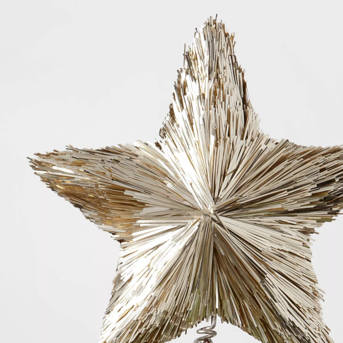 11" Tinsel Star Christmas Tree Topper - Wondershop | Target