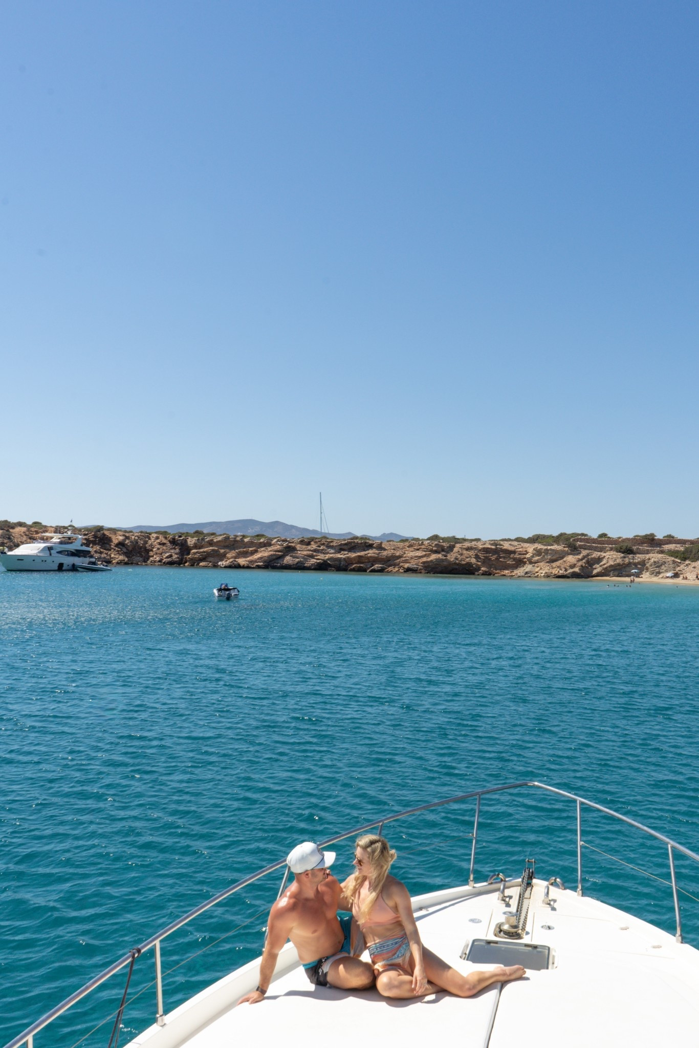 Island hopping through Mykonos &amp; Paros in matching swim looks 💙⛵️
From luxury yacht days to chic beach clubs, we went full Greece honeymoon vibes in coordinating coastal prints.

Would you twin with your partner on vacation?

Save this for Greece honeymoon inspo &amp; follow @kitchensinkit for more luxury couples travel style!

Mykonos yacht outfits, Paros yacht charter style, matching swimsuits couples Greece, Greece honeymoon outfits, Mykonos beach club outfits, Paros luxury resort wear, couples swimwear Greece, yacht charter outfits Greece, luxury honeymoon fashion Mykonos, coordinating resort wear couples, Mykonos honeymoon packing list, Paros beach club fashion, Greece travel couples fashion, luxury yacht day outfits Greece, honeymoon swimwear



#LTKTravel #LTKWedding #LTKSwim