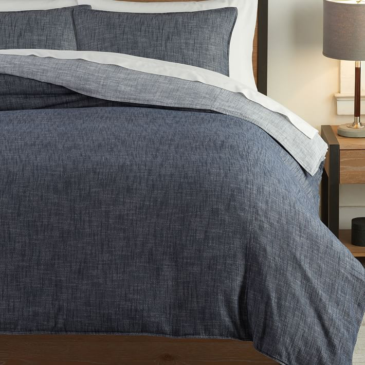 Soft Chambray Duvet Cover | Pottery Barn Teen