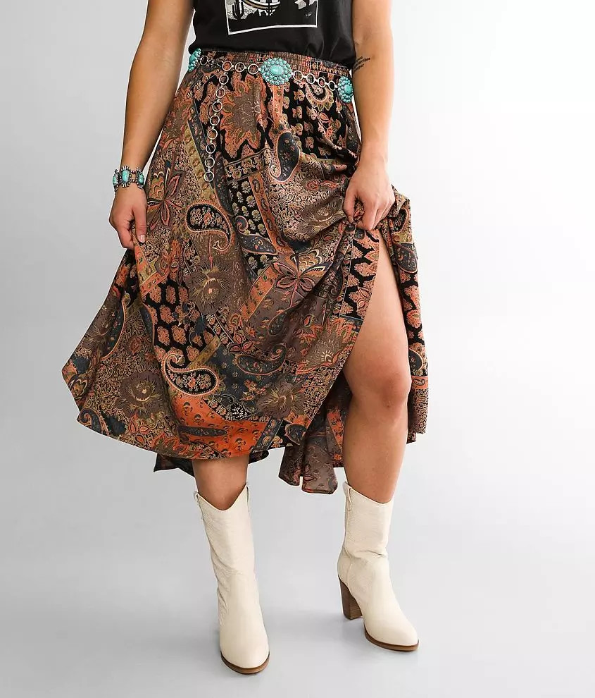 Paisley Handkerchief Skirt | Buckle