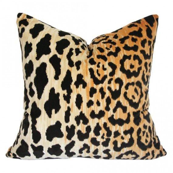 Leopard Velvet 17x17 pillow cover (square) | Arianna Belle