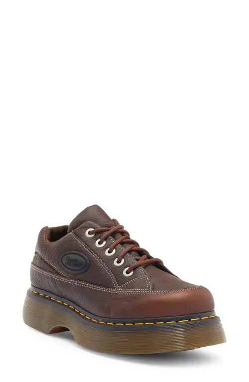 Dr. Martens Buzz 5i Mixed Media Platform Sneaker in Dark Brown at Nordstrom, Size 11Us | Nordstrom