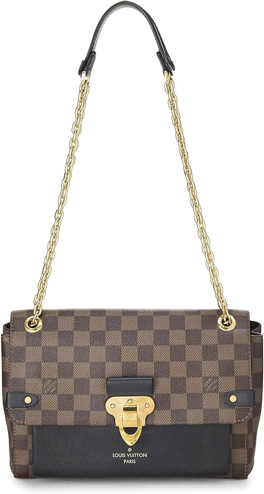 Amazon.com: Louis Vuitton, Pre-Loved Damier Ebene Vavin PM NM, Black : Luxury Stores | Amazon (US)