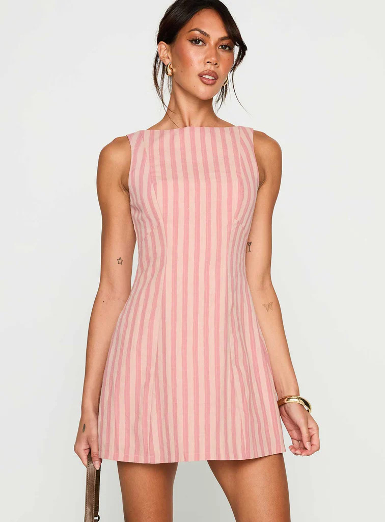 Auggie Mini Dress Multi | Princess Polly US