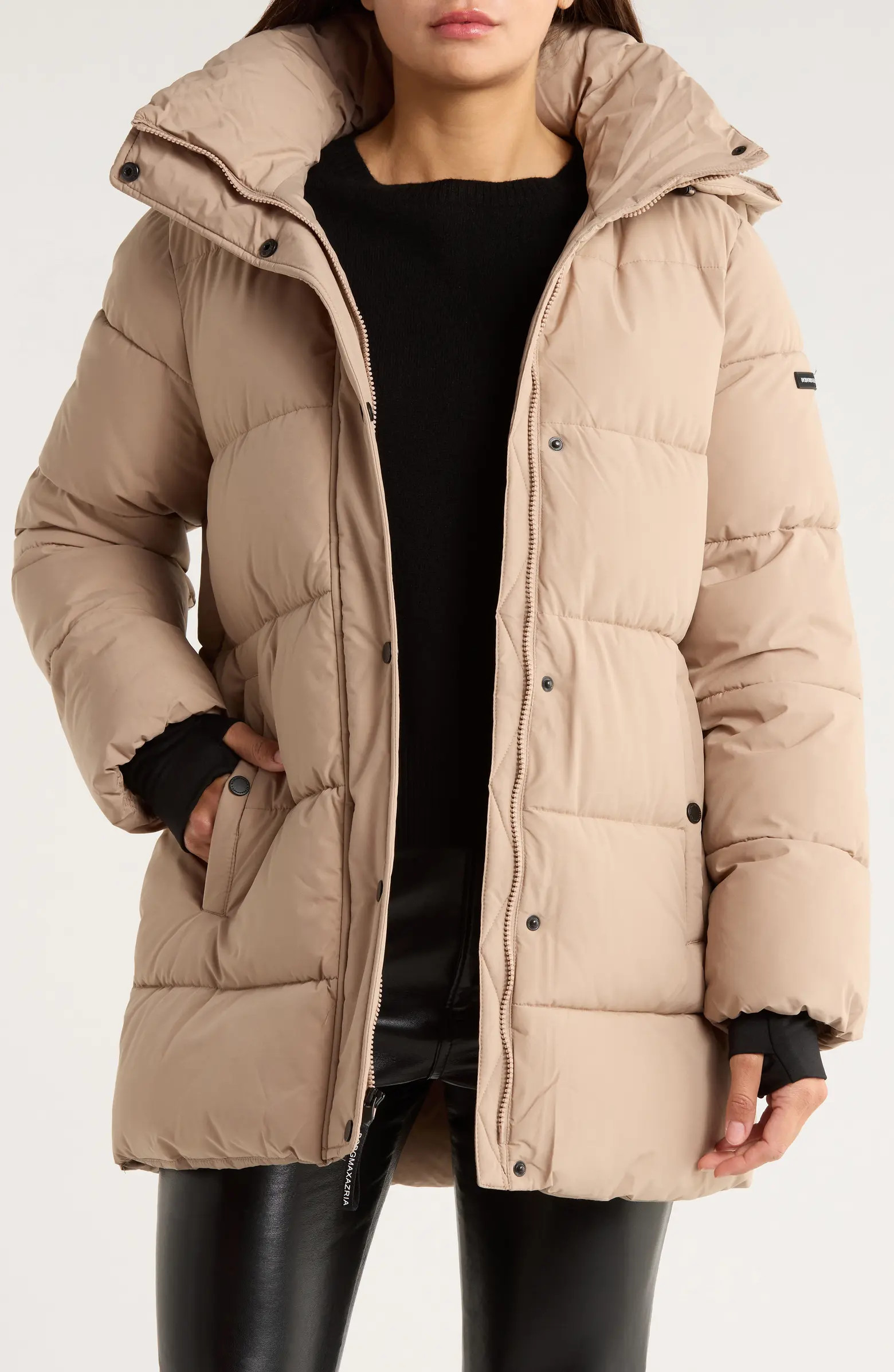 BCBGeneration Water Resistant Hooded Puffer Jacket | Nordstromrack | Nordstrom Rack