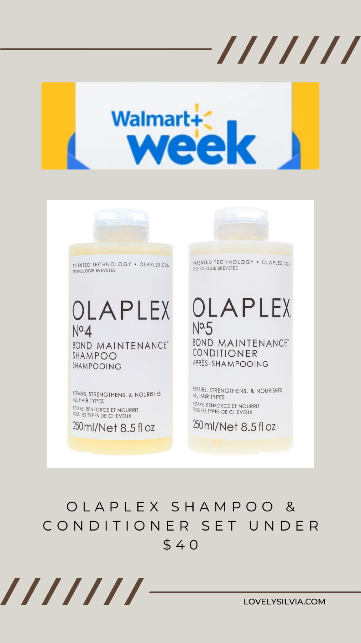 Olaplex shampo & conditioner set under $40!

Beauty finds, olaplex, Walmart+ sale, Walmart sale, Walmart finds, Walmart
Beauty 

#LTKunder50 #LTKsalealert #LTKbeauty