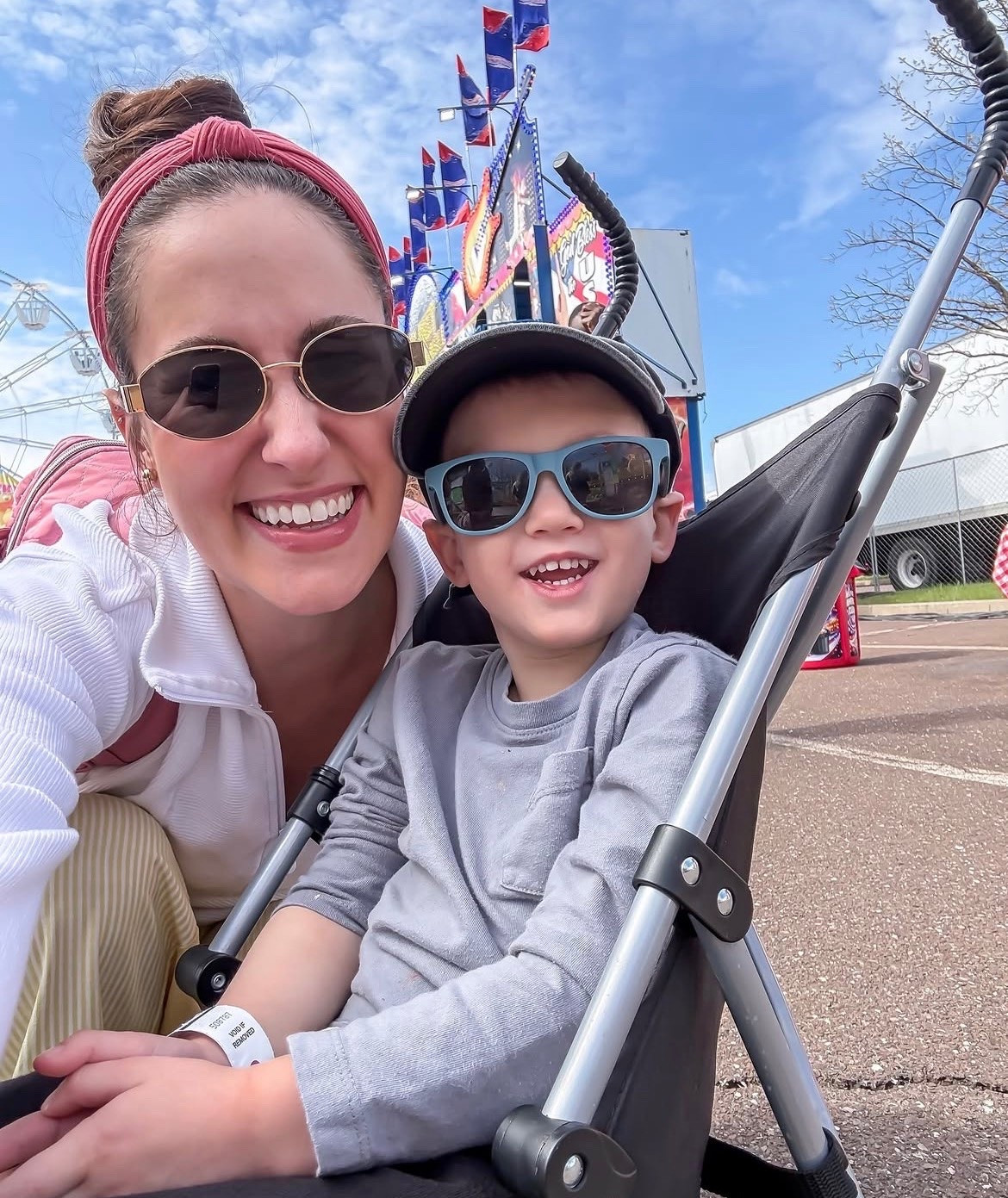 Fun family time with yellow pants + designer look for less sunglasses

#LTKmomlife #LTKdayinmylife