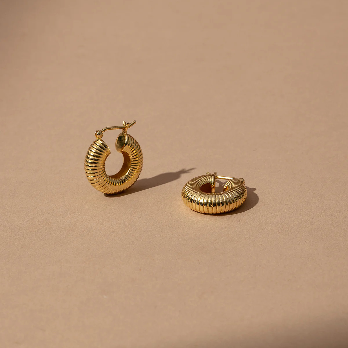 Bold Vermeil Hoop Earrings | Uncommon James