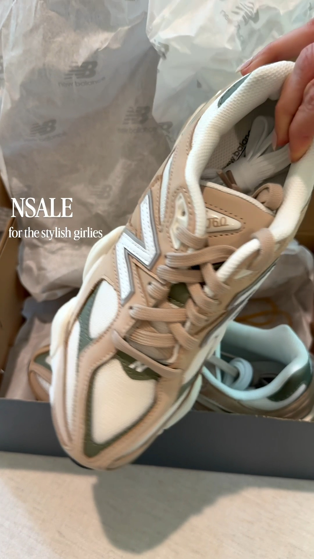 Iced these new balance sneakers from the NSALE!