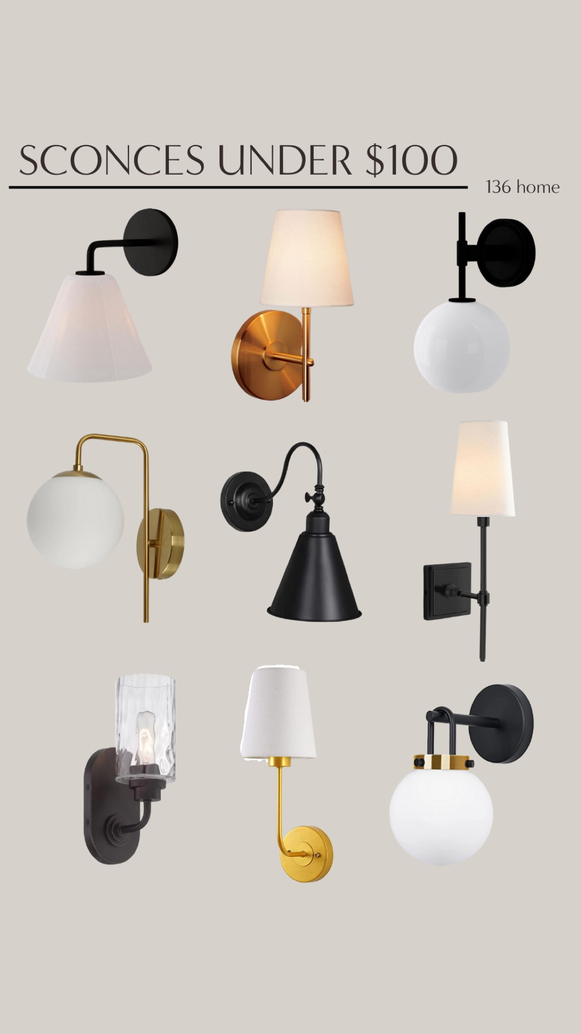 Sconces under $100 #lighting #sconce #homedecor 

#LTKhome #LTKunder100 #LTKstyletip