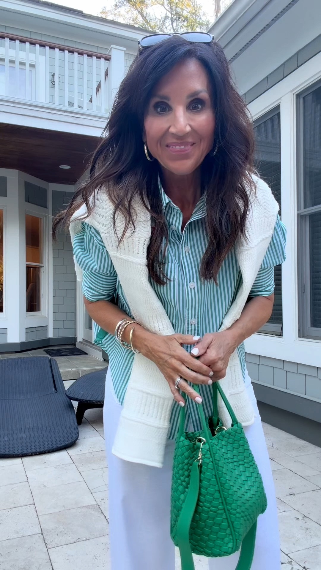 What I’m wearing 
Top - xs
Pants -  27

#LTKSeasonal #LTKOver40