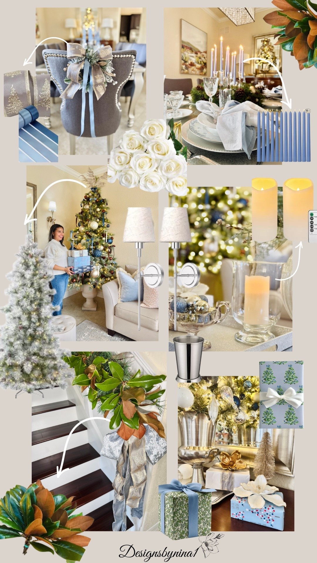 🌲🩵✨Our 2025 Christmas Home Decor! A gorgeous blend of timeless & seasonal decor throughout our home,  combining style & function! 

Christmas Decor | Home Decor | Holiday Decor | Seasonal Decor  | Timeless Decor Transitional Decor 

#LTKSeasonal #LTKHome #LTKHoliday