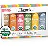 Cliganic USDA Organic Lip Balm Set - 6 Assorted Flavors - 100% Natural Lip Butter Chapstick for C... | Amazon (US)