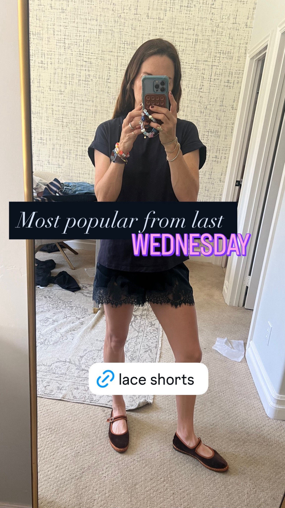 Lace shorts, cool girl style, cool girl outfit, mom style, mom outfit, Amazon dupe 

#LTKOver40 #LTKSeasonal #LTKHoliday