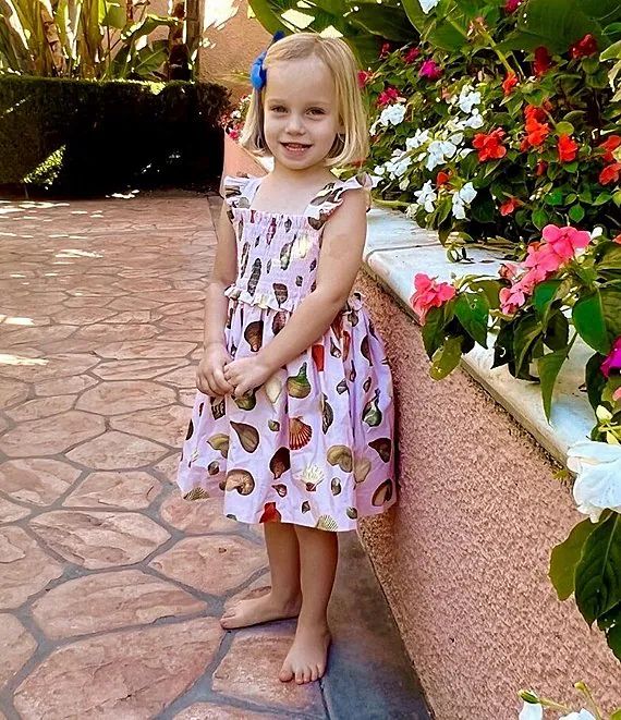 x Jennifer Sumko Toddler Girl 2T-6X Smocked Cap Sleeve Dress | Dillard's