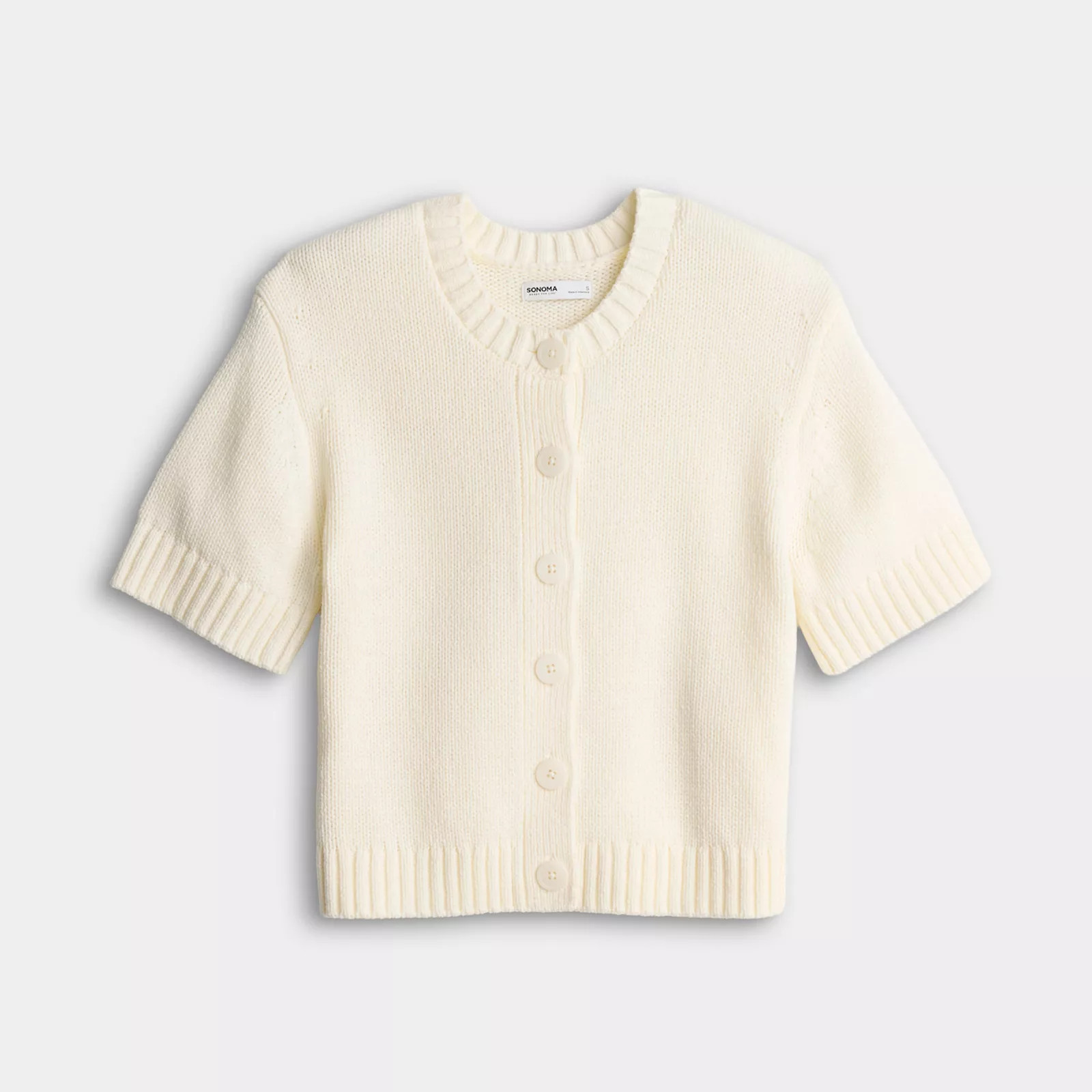 Women's Sonoma Goods For Life® Short Sleeve Sweater | Kohl's