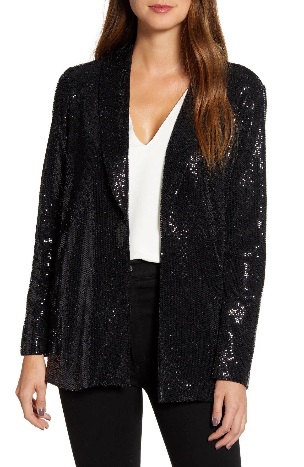 Gibsonlook | X Glam Living in Yellow Sequin Shine Blazer | Nordstrom Rack | Nordstrom Rack