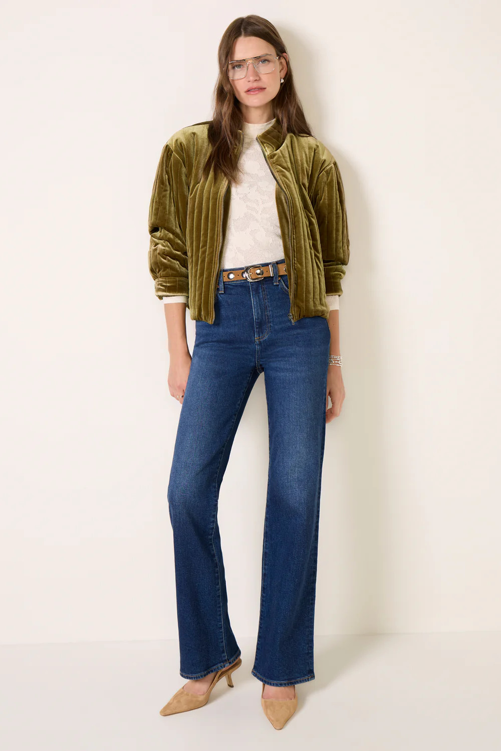 Crop Suede Jacket | Evereve