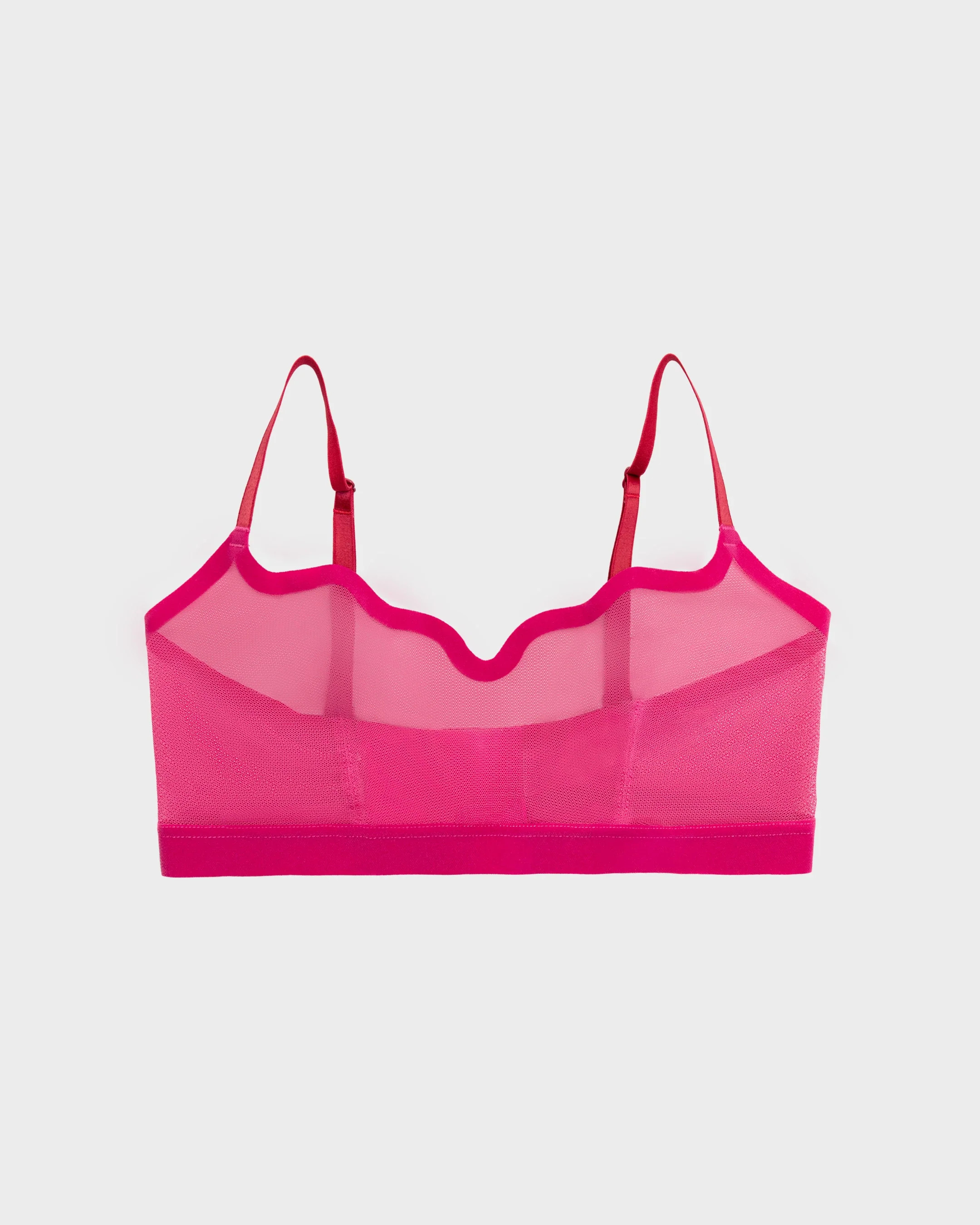 Red Velvet Sheer Bralette \u2013 Seamless, No Wire | EBY (US)