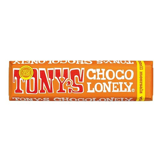 TONY'S CHOCOLONELY - Vollmilchschokolade mit Karamell & Meersalz 47 g Riegel. Fairtrade Schokorie... | Amazon (DE)