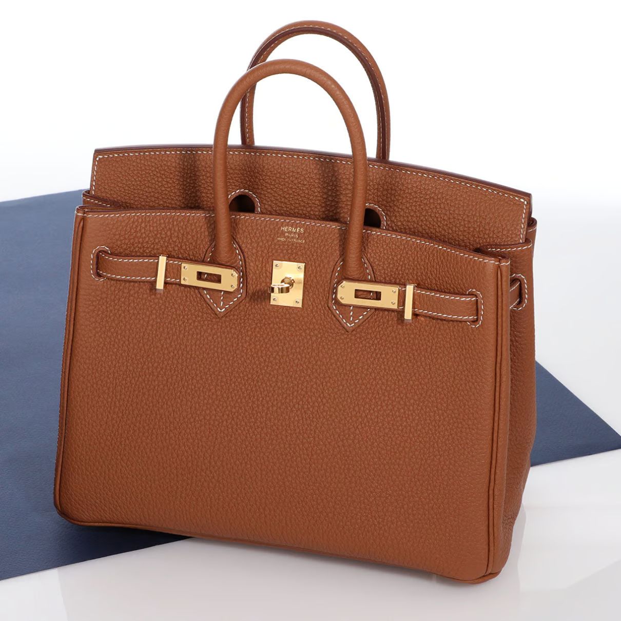 Hermès Birkin 25 leather handbag | Vestiaire Collective (Global)